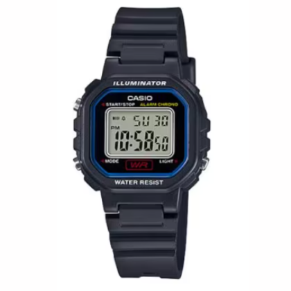 Casio General LA-20WH-1C Classic Digital Black Resin Digital Women Watch 